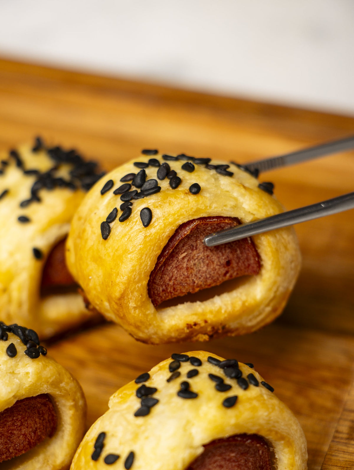 Enrollado de hot dog