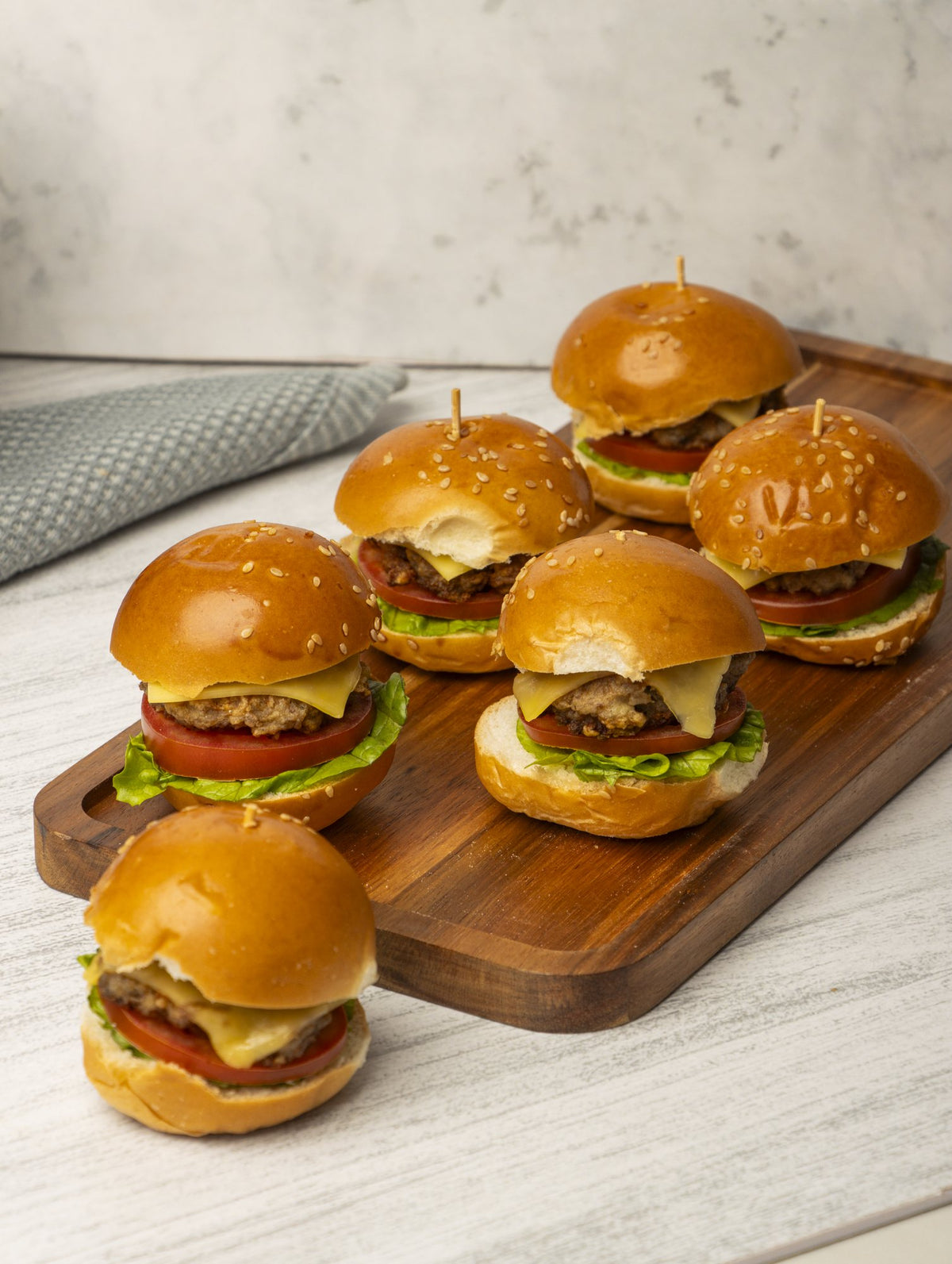 Mini cheese burger