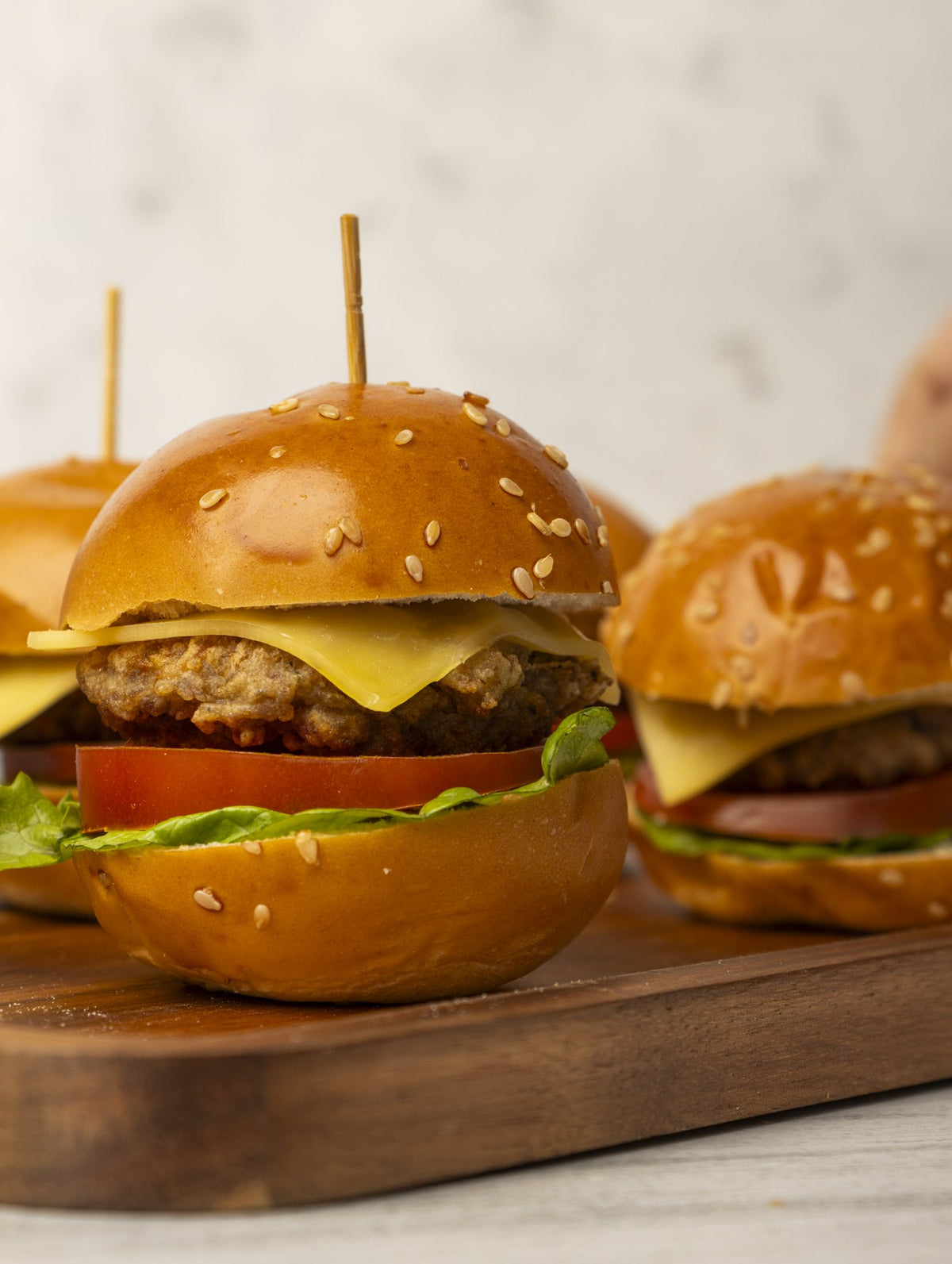Mini cheese burger