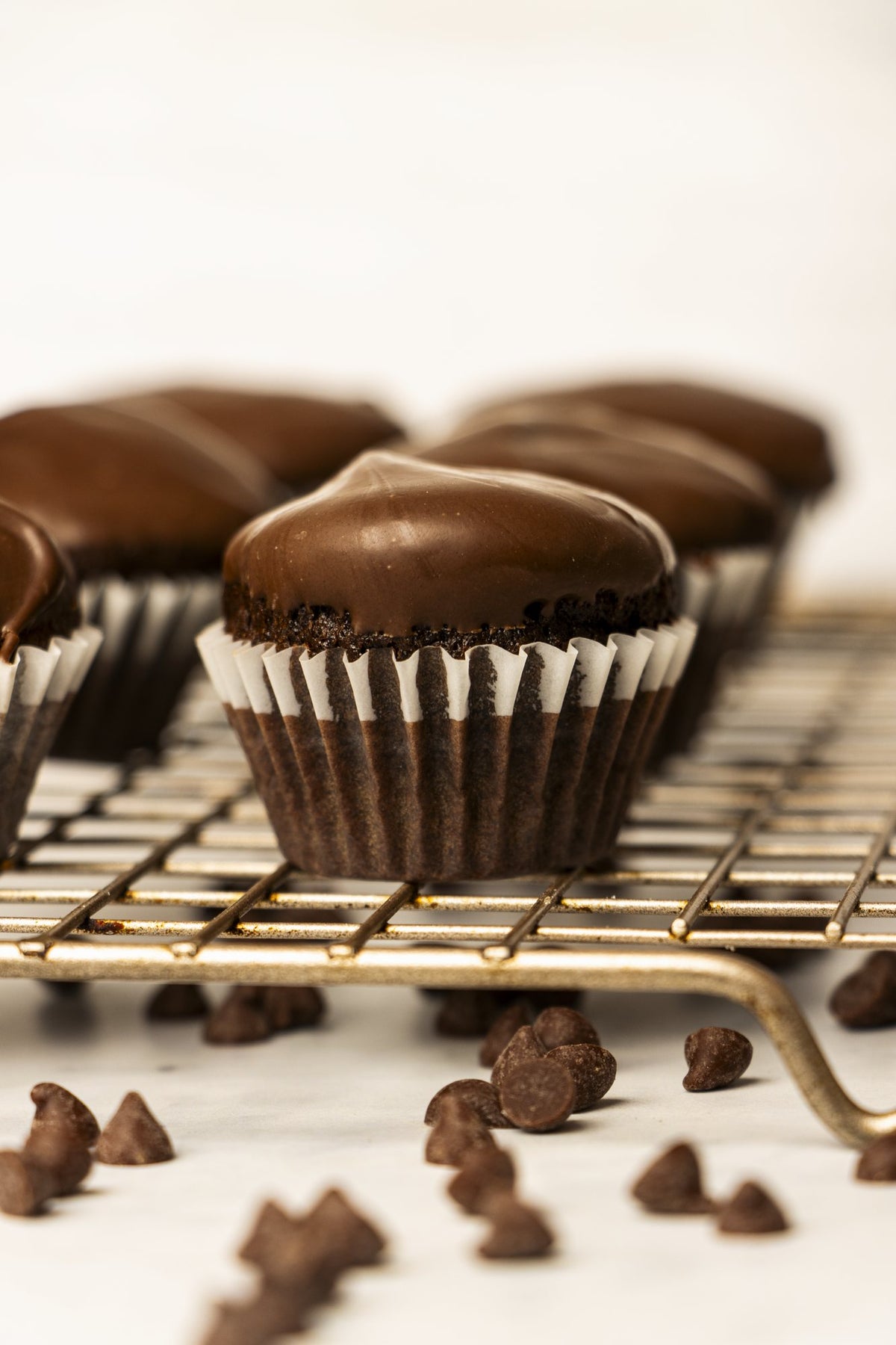 Mini muffin de chocolate